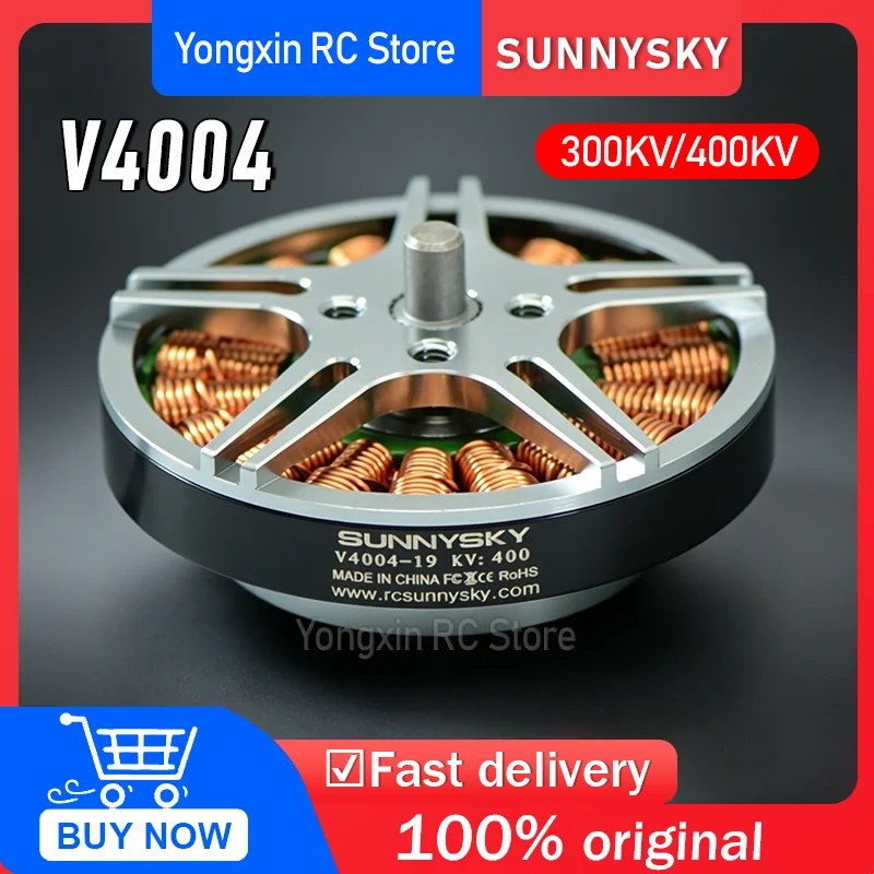 Hot Sales Sunnysky V4004 Kv300 Kv400 Thrust 1.6kg Multi-copter Outrunner Brushless Motor for Quadcopter Rc Plane Racing Drone
Hot Sales Sunnysky V4004 Kv300 Kv400 Thrust 1.6kg Multi-copter Outrunner Brushless Motor for Quadcopter Rc Plane Racing Drone