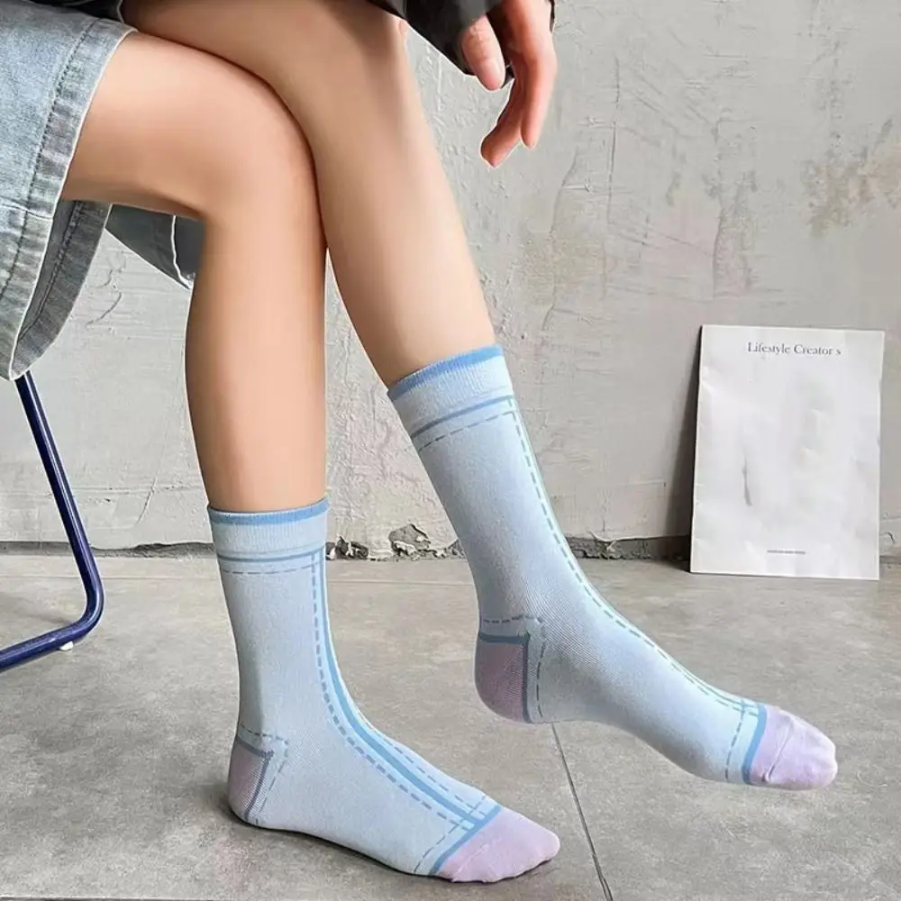 5Pairs Sweet Patchwork Stripe Socks Kawaii Mid Tube Dashed Line Socks Korean Ins Style Anti-slip Socks Women Lady
5Pairs Sweet Patchwork Stripe Socks Kawaii Mid Tube Dashed Line Socks Korean Ins Style Anti-slip Socks Women Lady