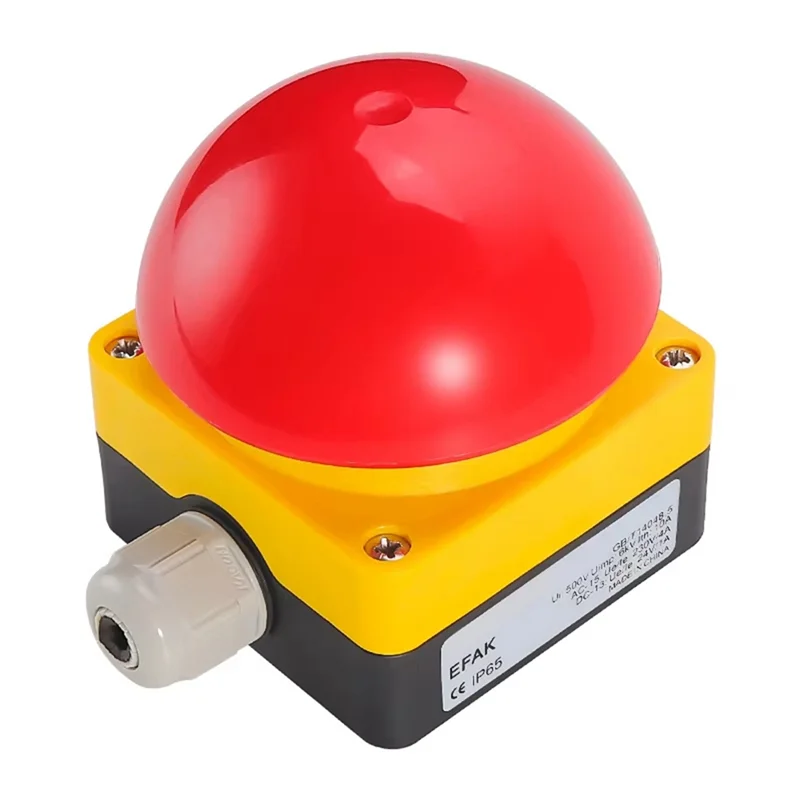 ABGG-Foot/Hand Switch IP65 EFAK Mushroom Head Emergency Stop Push Button Switch Self-Locking Self-Resetting Anti-Sho
ABGG-Foot/Hand Switch IP65 EFAK Mushroom Head Emergency Stop Push Button Switch Self-Locking Self-Resetting Anti-Sho
