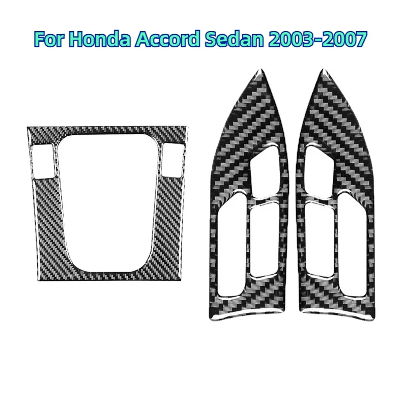 Carbon Fiber Console Car Gear Shift Panel Cover Trim / Steering Wheel Button Cover Trim Sticker For Honda Accord Sedan 2003-2007
Carbon Fiber Console Car Gear Shift Panel Cover Trim / Steering Wheel Button Cover Trim Sticker For Honda Accord Sedan 2003-2007
