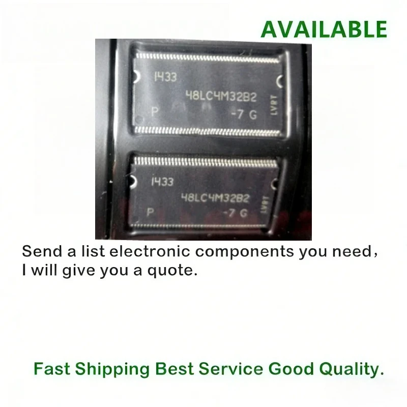 5PCS/Lot Originl MT48LC4M32B2P-7: G MT48LC4M32B2 MT48LC4M32 MT48LC4M32B2P-7: ITG 48LC4M32B2 TSOP86
5PCS/Lot Originl MT48LC4M32B2P-7: G MT48LC4M32B2 MT48LC4M32 MT48LC4M32B2P-7: ITG 48LC4M32B2 TSOP86