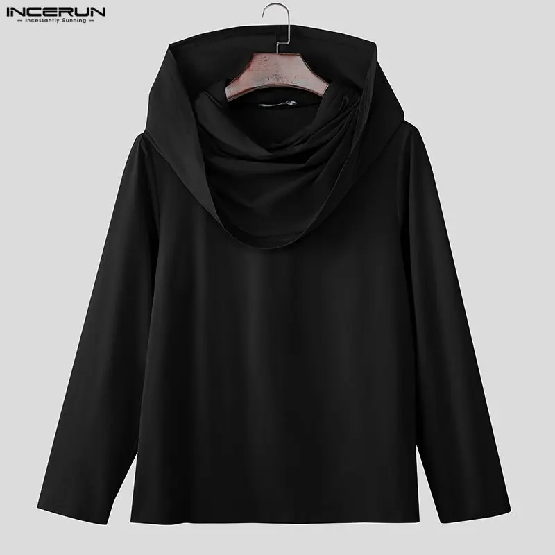 INCERUN Men T Shirt Solid Color Hooded Turtleneck Long Sleeve Male Tee Tops Streetwear 2026 Loose Fashion Casual Men Clothing
INCERUN Men T Shirt Solid Color Hooded Turtleneck Long Sleeve Male Tee Tops Streetwear 2026 Loose Fashion Casual Men Clothing