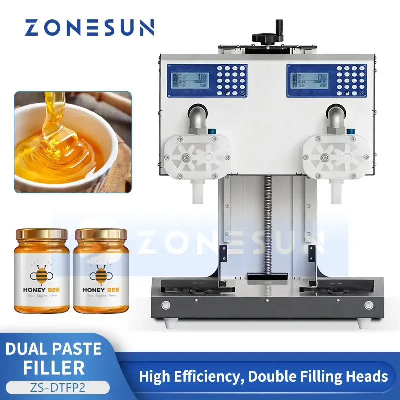 Полуавтоматическая машина для розлива пастообразных продуктов ZONESUN ZS-DTFP2 (для соусов, кремов, мёда)
Полуавтоматическая машина для розлива пастообразных продуктов ZONESUN ZS-DTFP2 (для соусов, кремов, мёда)