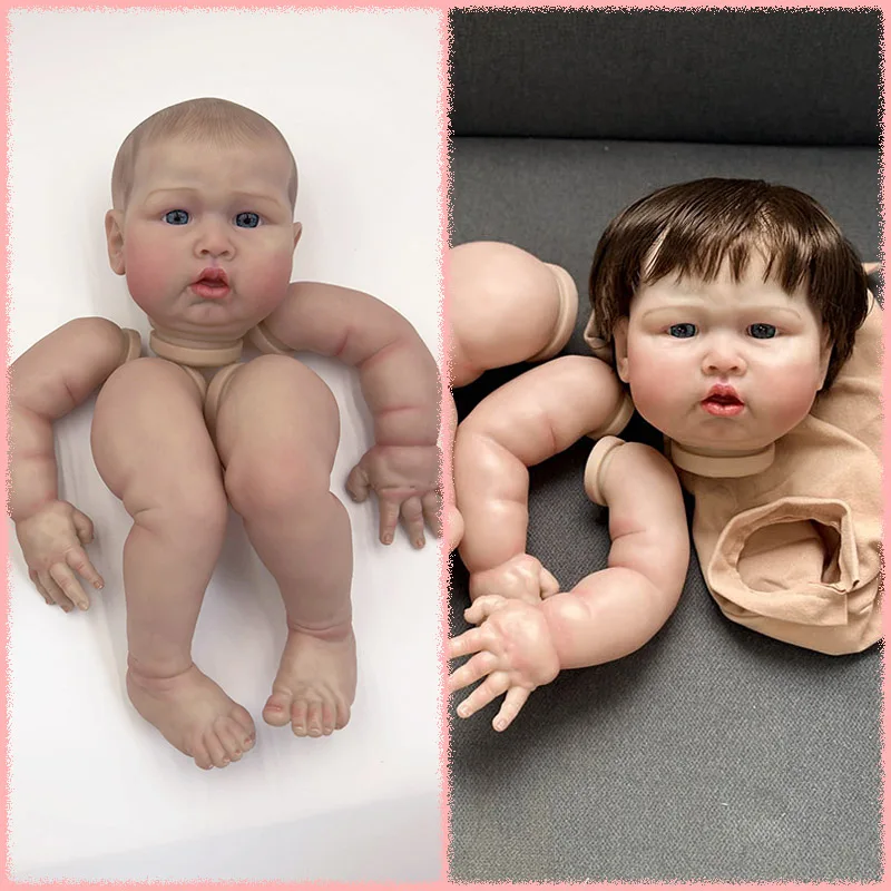 24inch Hand Paint Hair/Hand Root Hair Blue Sparrow Reborn Doll Kits Lifelike Multiple Layers Painting Doll Parts Visible Veins
24inch Hand Paint Hair/Hand Root Hair Blue Sparrow Reborn Doll Kits Lifelike Multiple Layers Painting Doll Parts Visible Veins
