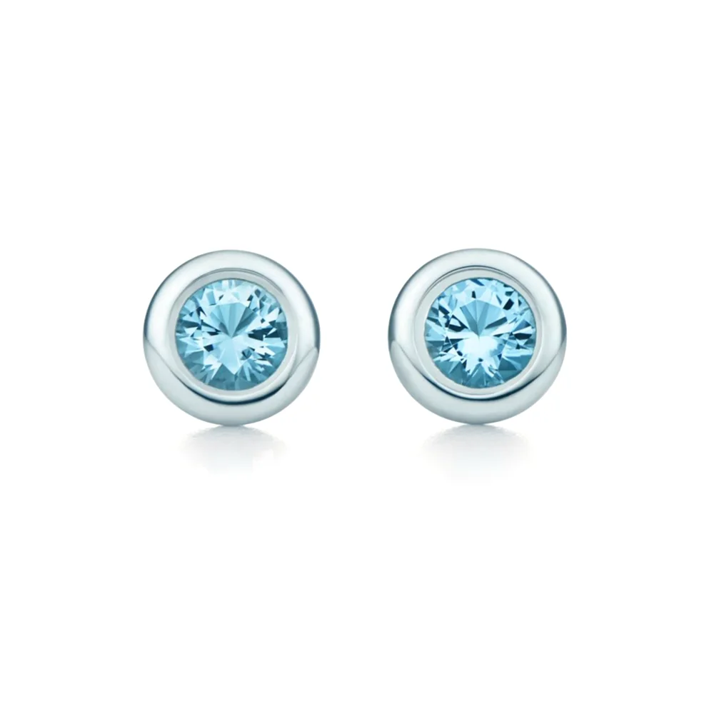 TIFFANY & CO. Sterling Silver With Aquamarine Stud Earrings Unisex Silver 60017606
TIFFANY & CO. Sterling Silver With Aquamarine Stud Earrings Unisex Silver 60017606