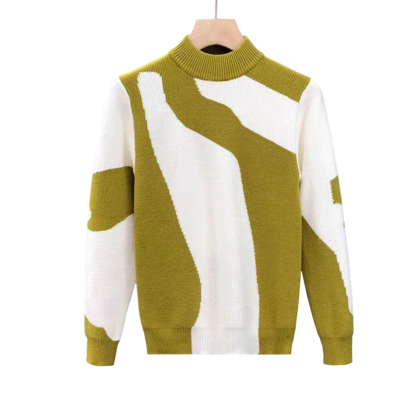 Spring/Autumn New Product Men's Half High Neck Slim Fit Elastic Sweater Comfortable Versatile knitwear Golf Cloud Sports Top
Spring/Autumn New Product Men's Half High Neck Slim Fit Elastic Sweater Comfortable Versatile knitwear Golf Cloud Sports Top