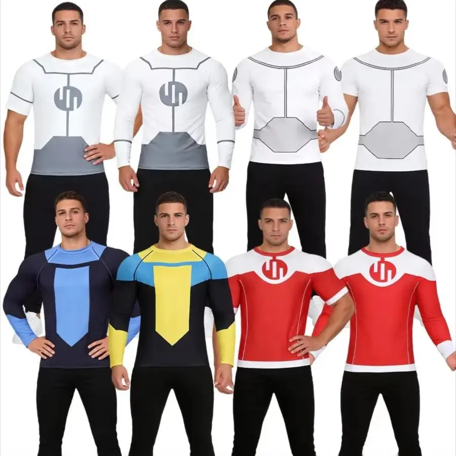 Invincible Tribe Cosplay Quick-Dry Rash Guards for Brazilian Jiu-Jitsu, Long & Short Sleeve Anti-Chafing Training Shirts for Men
Invincible Tribe Cosplay Quick-Dry Rash Guards for Brazilian Jiu-Jitsu, Long & Short Sleeve Anti-Chafing Training Shirts for Men