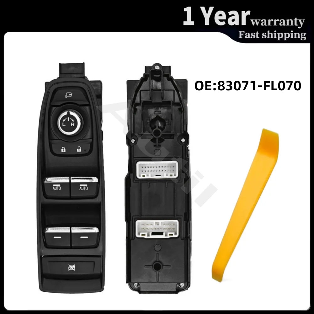 83071-FL070 LHD Front Left Master Power Window Switch for Subaru Forester Impreza Crosstrek XV 2017-2023 Car Accessories
83071-FL070 LHD Front Left Master Power Window Switch for Subaru Forester Impreza Crosstrek XV 2017-2023 Car Accessories