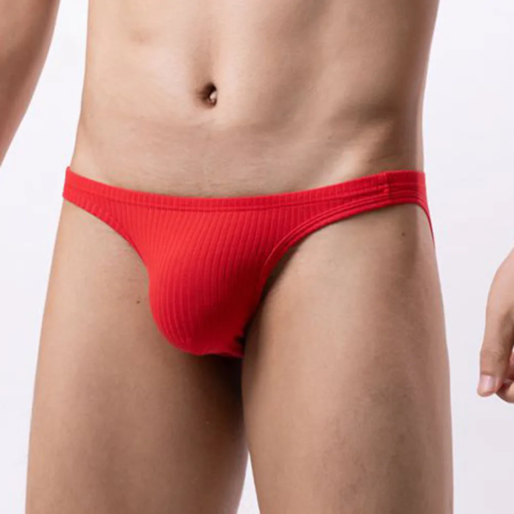Men Solid Sexy Cotton Comfortable Briefs Threaded Soft Breathable Panties Convex Pouch Underpants Bikini Low Rise Underwear
Men Solid Sexy Cotton Comfortable Briefs Threaded Soft Breathable Panties Convex Pouch Underpants Bikini Low Rise Underwear