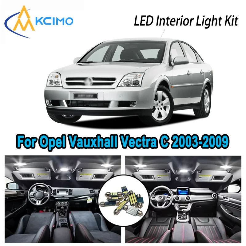 Premium Bright LED Interior Light Kit for Opel Vauxhall Vectra C 2003-2009 2004 Dome Map Trunk Car Lamps with Canbus No Erro
Premium Bright LED Interior Light Kit for Opel Vauxhall Vectra C 2003-2009 2004 Dome Map Trunk Car Lamps with Canbus No Erro