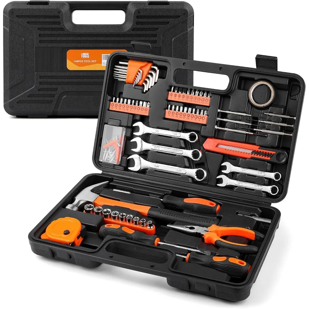 Набор инструментов 148 шт., набор автомобильных и бытовых инструментов, базовый ящик для инструментов для мужчин, идеально подходит для любителей автомобилей и ремонта дома своими руками
Набор инструментов 148 шт., набор автомобильных и бытовых инструментов, базовый ящик для инструментов для мужчин, идеально подходит для любителей автомобилей и ремонта дома своими руками