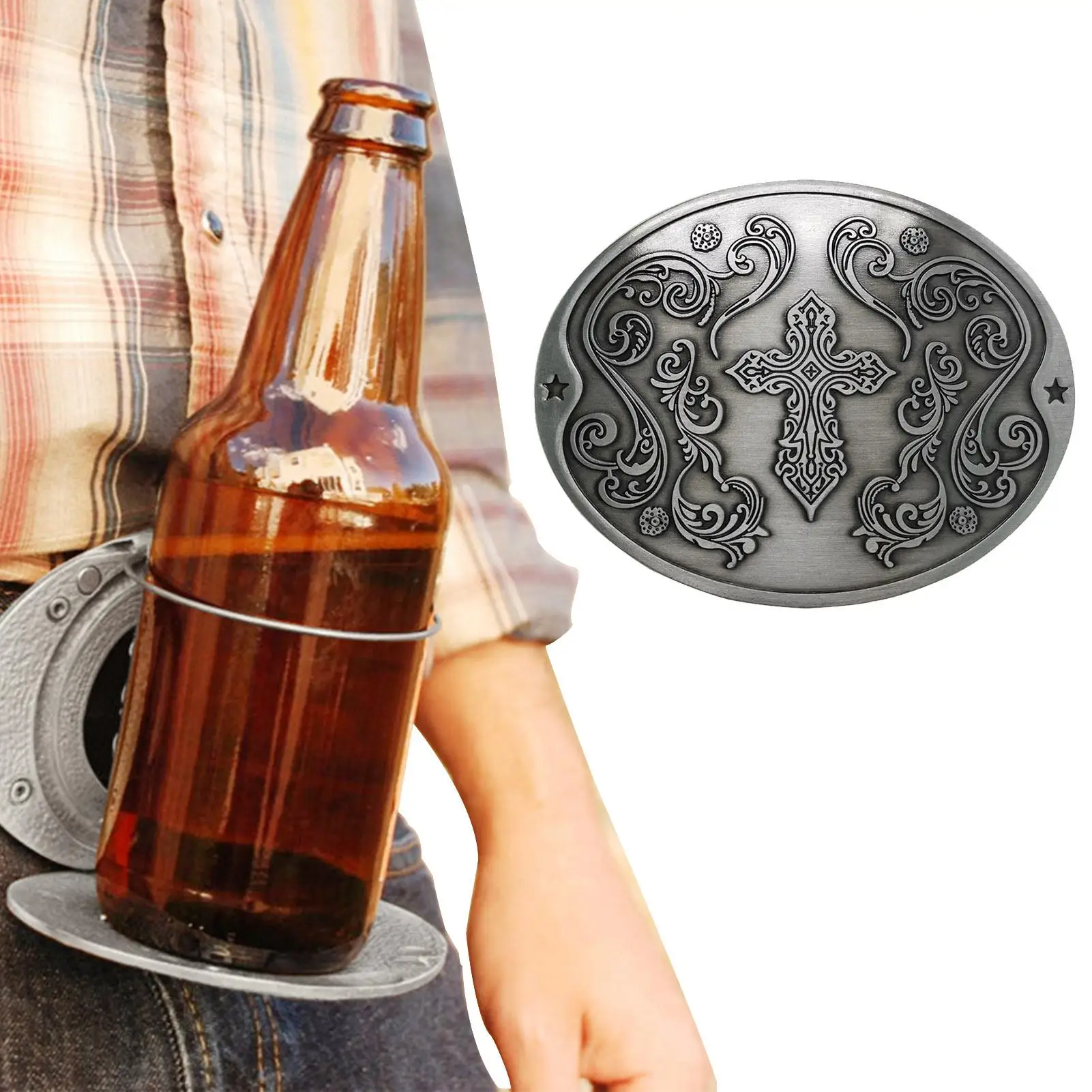 Belt Buckle Outdoor Metal Beer Head Belt Funny Bottle Buckle for Camping Can Holder Multi-Functional Animal Belt Buckle
Belt Buckle Outdoor Metal Beer Head Belt Funny Bottle Buckle for Camping Can Holder Multi-Functional Animal Belt Buckle