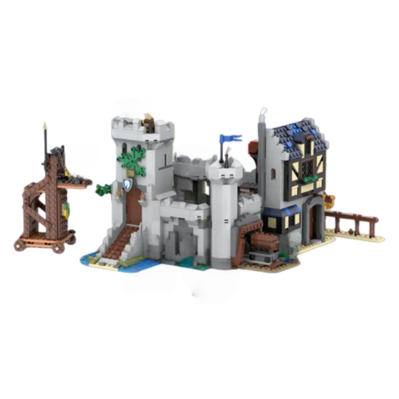 MOC architectural medieval small castle creative model. Small particle building toy blocks, 304 pieces. Suitable for all enthusi
MOC architectural medieval small castle creative model. Small particle building toy blocks, 304 pieces. Suitable for all enthusi