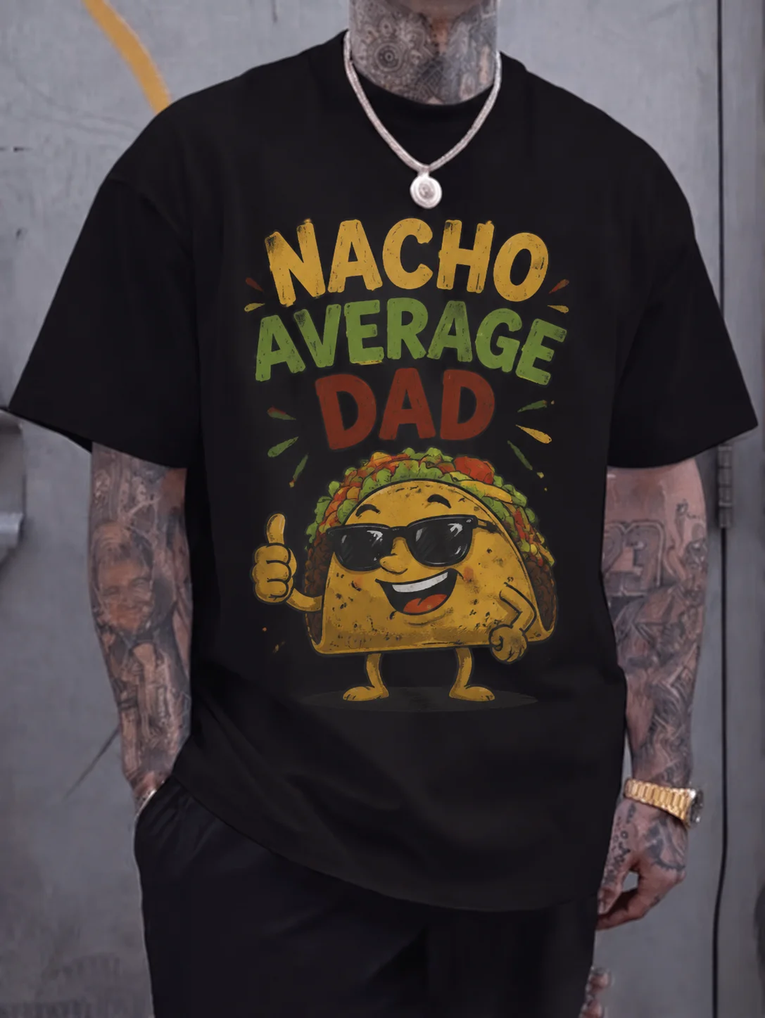 Men Graphic Tee Short Sleeve Classic Fit Nacho Average Dad Taco Cartoon Print Vintage Retro Casual Streetwear Dad Tee for
Men Graphic Tee Short Sleeve Classic Fit Nacho Average Dad Taco Cartoon Print Vintage Retro Casual Streetwear Dad Tee for