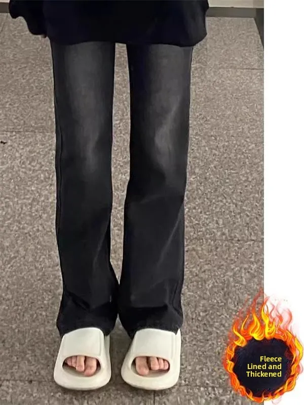 High Waist Fleece Lined Straight Leg Jeans Women plus Size Loose Slimming Wide Leg Floor Length Pants Casual All Seasons
High Waist Fleece Lined Straight Leg Jeans Women plus Size Loose Slimming Wide Leg Floor Length Pants Casual All Seasons