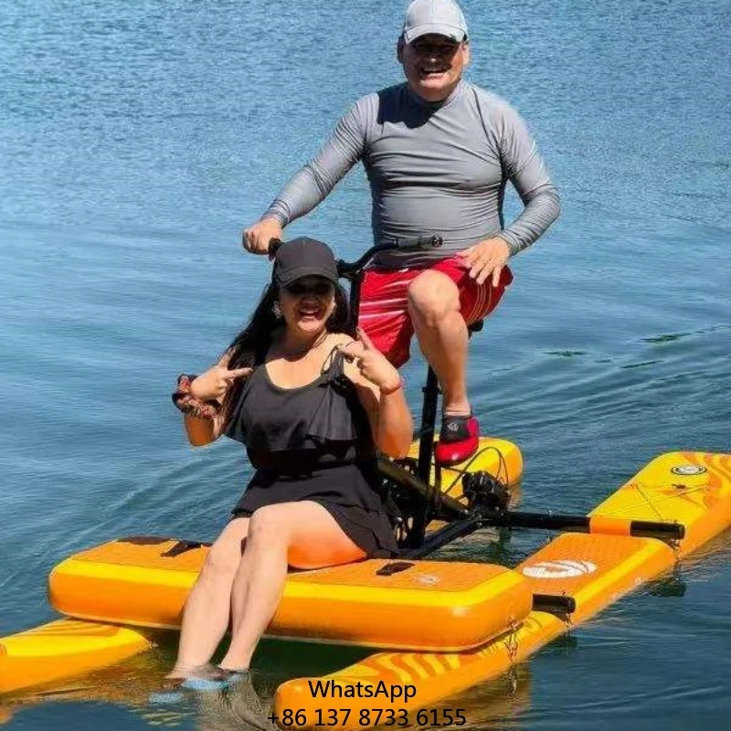 Favorite 2026 New Collection Water Sports Equipment Floating Inflatable Water Bike Bicycle For Sale
Favorite 2026 New Collection Water Sports Equipment Floating Inflatable Water Bike Bicycle For Sale