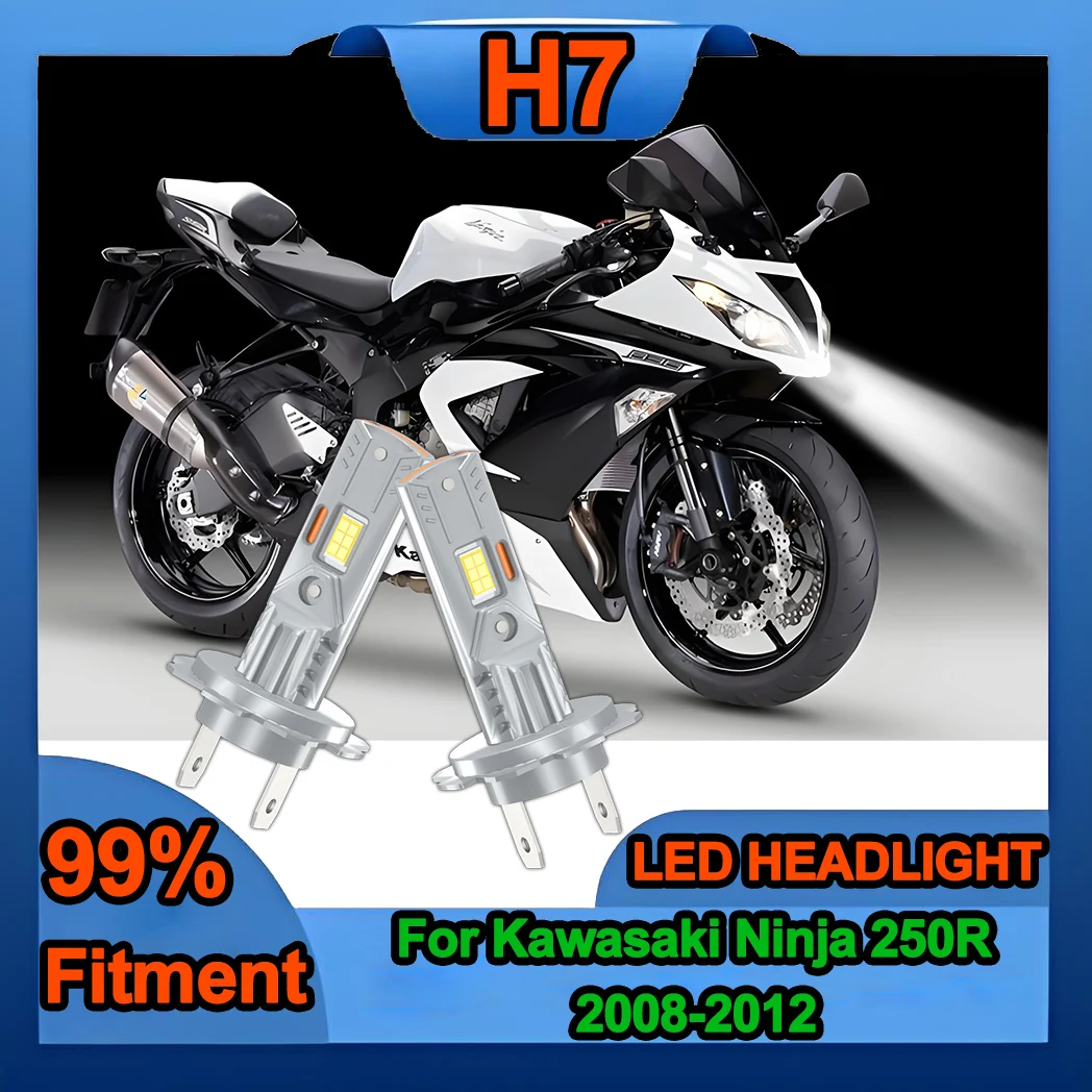 1/2 шт. H7 лампа для мотоциклетной фары 12В 22000Лм высокой мощности для Kawasaki Ninja 250R 2008-2010 2011 2012 Plug-N-Play мотоциклетная фара
1/2 шт. H7 лампа для мотоциклетной фары 12В 22000Лм высокой мощности для Kawasaki Ninja 250R 2008-2010 2011 2012 Plug-N-Play мотоциклетная фара