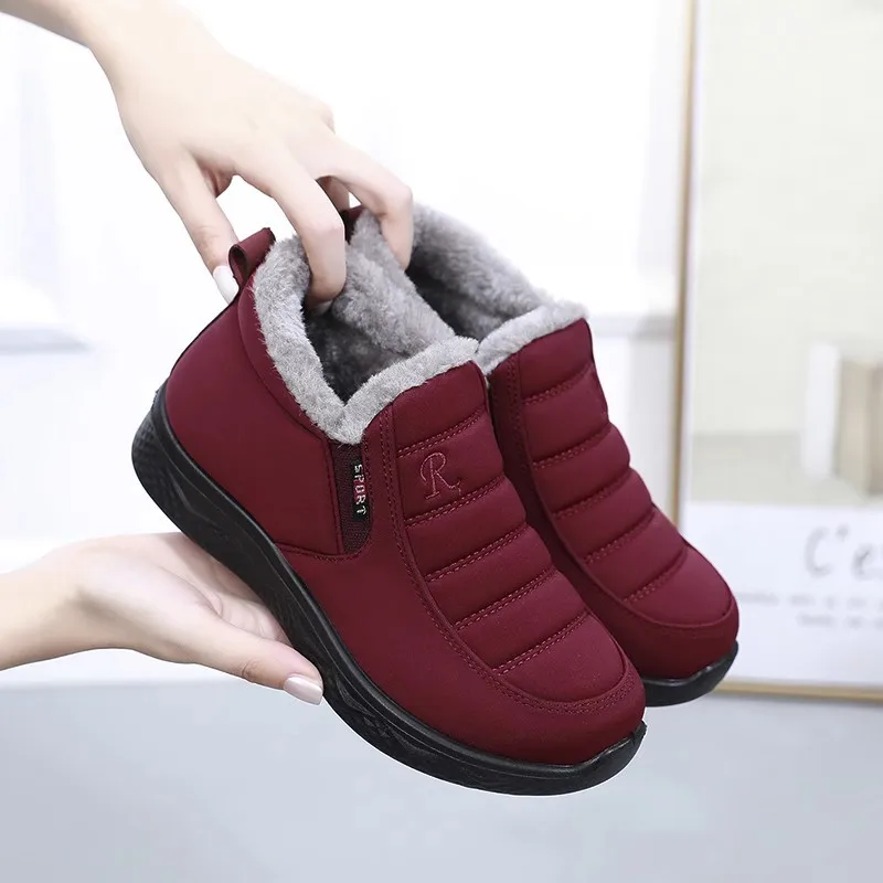 Ankel Boots for Women Winter Waterproof Outdoor Warm Snow Boots Women's Slip On Platform Shoes Female Footwear Work Shoes
Ankel Boots for Women Winter Waterproof Outdoor Warm Snow Boots Women's Slip On Platform Shoes Female Footwear Work Shoes