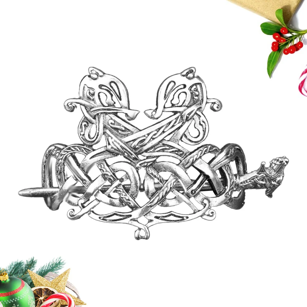 Alloy Hairpins Vintage Viking Hair Clips Elegant Ponytail Holder Hair Accessories for Women Party Wedding Daily Use 
Alloy Hairpins Vintage Viking Hair Clips Elegant Ponytail Holder Hair Accessories for Women Party Wedding Daily Use