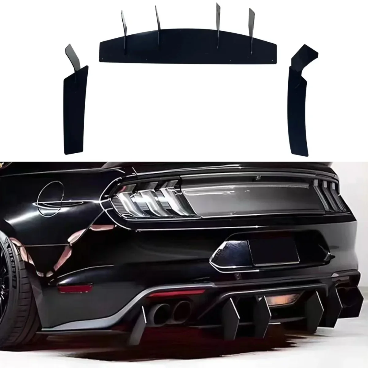 For Mustang 2015-2021 Body Kit Rear Bumper Spoiler Guard Rear Bumper Protector For Ford Mustang 2015-2021 Car Accessories
For Mustang 2015-2021 Body Kit Rear Bumper Spoiler Guard Rear Bumper Protector For Ford Mustang 2015-2021 Car Accessories