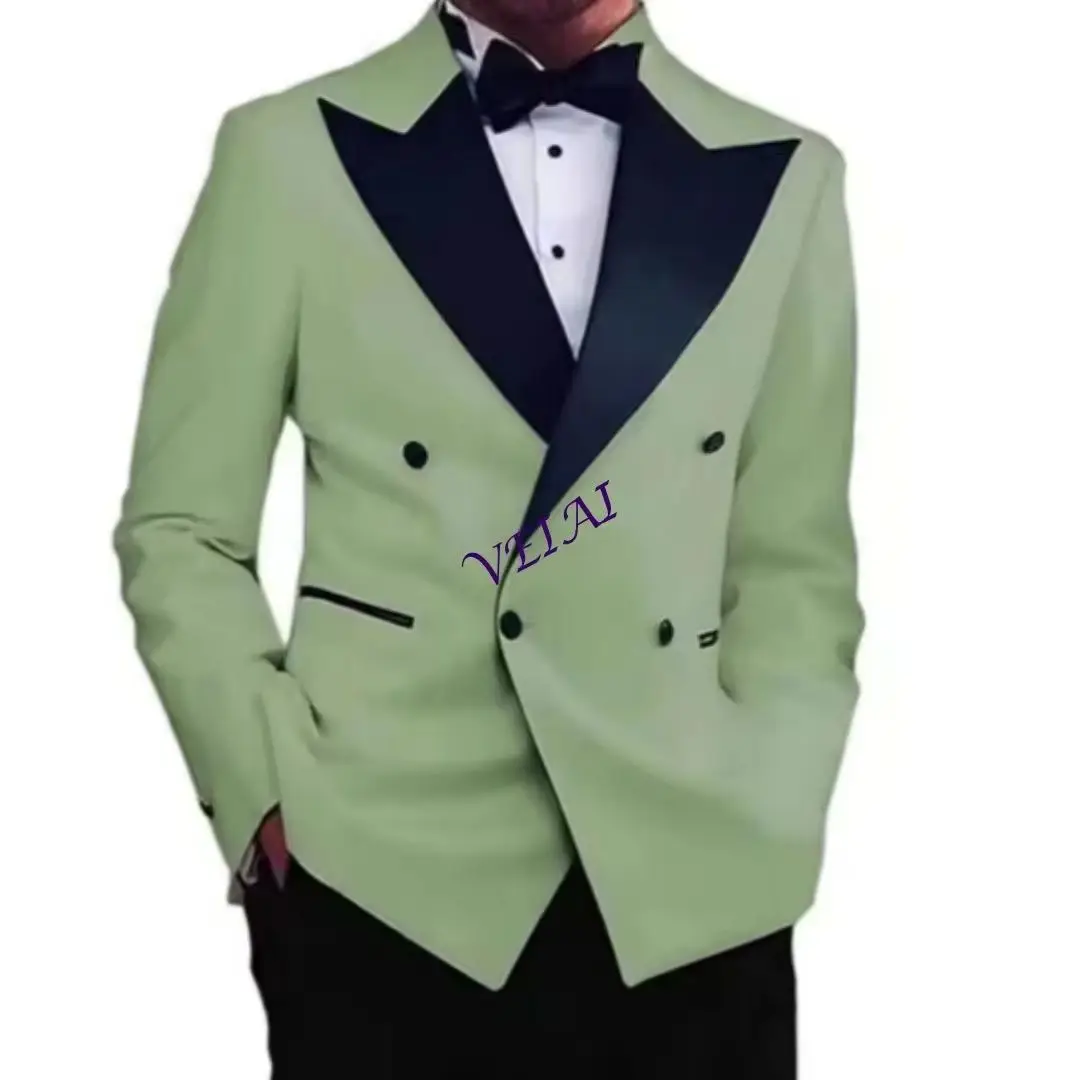 Customized Men's 2-Piece Wedding Outfit Tuxedo Suits - Jacket Pants Vest Set for Groomsmen And Formal Occasions
Customized Men's 2-Piece Wedding Outfit Tuxedo Suits - Jacket Pants Vest Set for Groomsmen And Formal Occasions