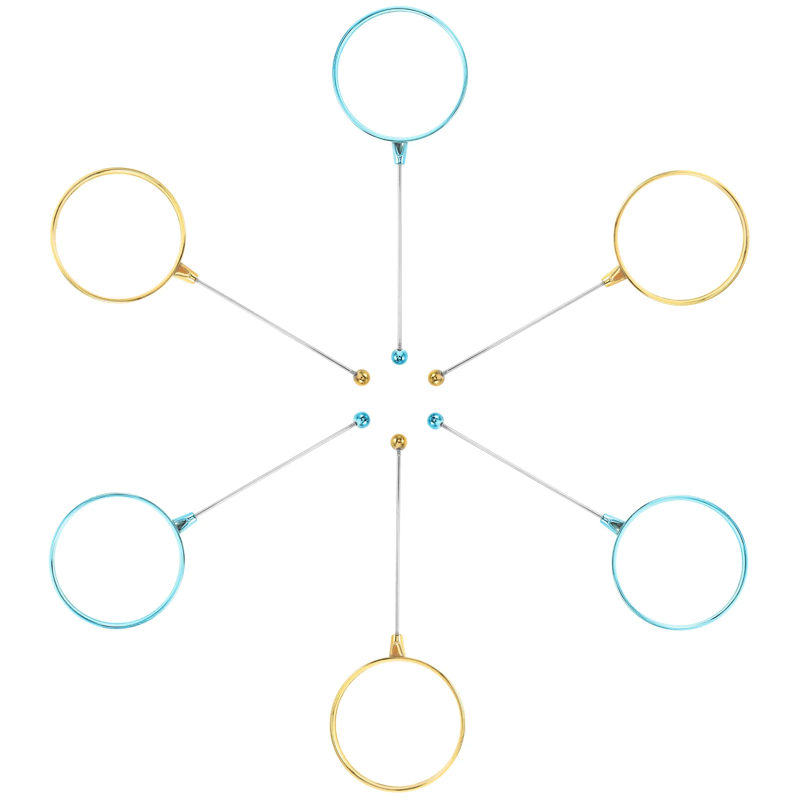 6Pcs Handheld Magnifiers Portable Reading Glass Magnifier for Seniors Books Newspapers Jewelry Repair Collecting