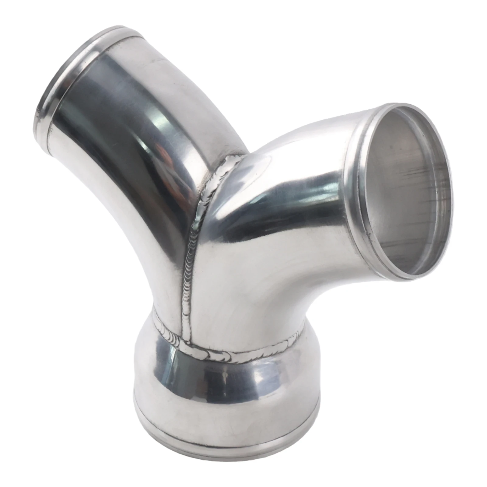 3" to 4" Aluminum Merge Y Pipe Dual Air Intake Tube for Twin Turbo Intercooler Piping
3" to 4" Aluminum Merge Y Pipe Dual Air Intake Tube for Twin Turbo Intercooler Piping