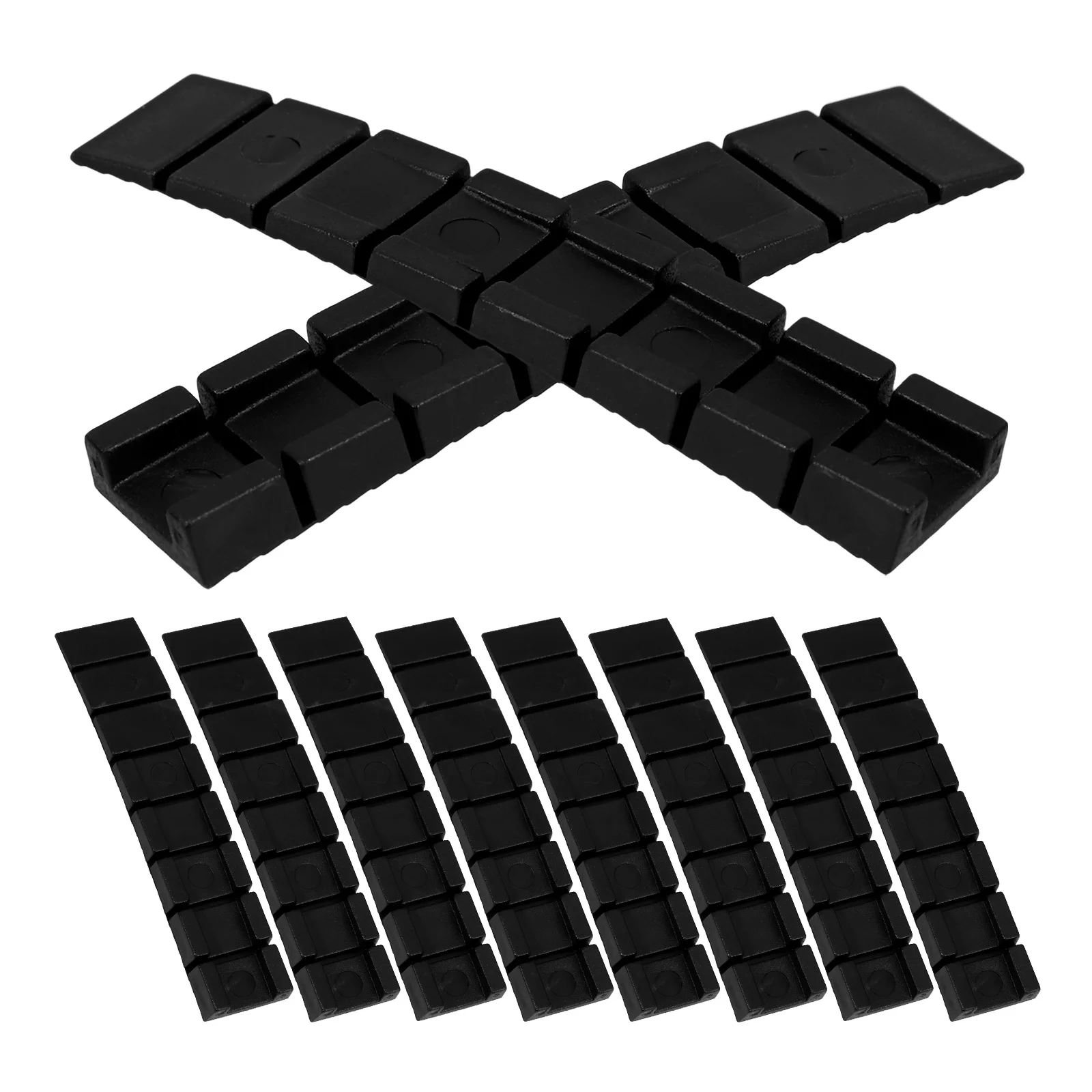 24 Pcs Furniture Horizontal Spacers Shims for Leveling Chair Leg Leveler Levelers Pads Black Uneven Floors
24 Pcs Furniture Horizontal Spacers Shims for Leveling Chair Leg Leveler Levelers Pads Black Uneven Floors