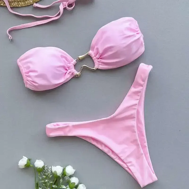 Sexy Bikinis 2025 Women's Swimwear Female Swimsuit For Swimming Wear Bathing Suits Brazilian Bikini Set Beachwear Pool Bather
Sexy Bikinis 2025 Women's Swimwear Female Swimsuit For Swimming Wear Bathing Suits Brazilian Bikini Set Beachwear Pool Bather