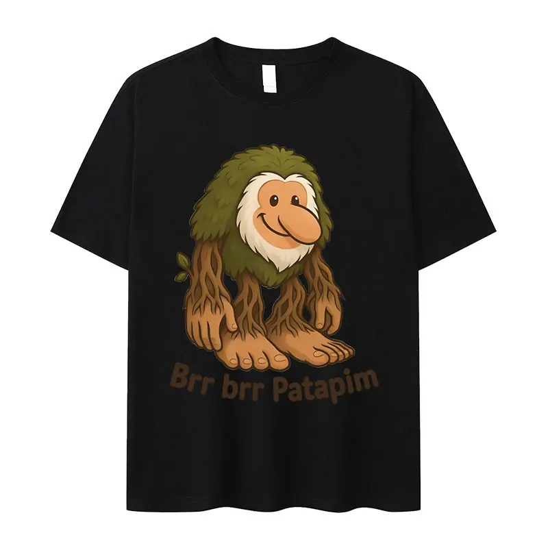 Brr Brr Patapim Funny Meme Print T Shirt Men Women Fashion High Quality Cotton T Shirts Summer O-Neck Cotton T Shirts Streetwear
Brr Brr Patapim Funny Meme Print T Shirt Men Women Fashion High Quality Cotton T Shirts Summer O-Neck Cotton T Shirts Streetwear