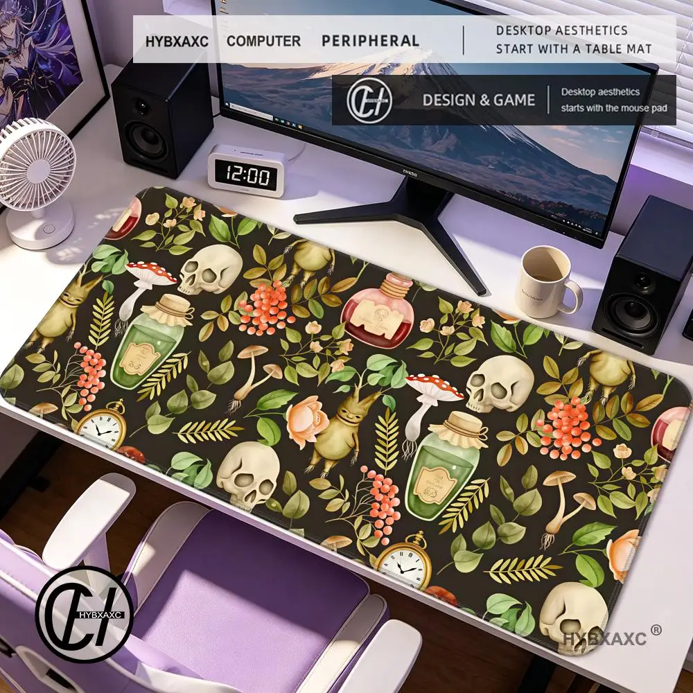 HYBXAXC Vintage Dark Skull & Botanical Printed Mouse Pad Mystical Witchcraft Elements Gaming Desk Pad Anti-slip for Office
HYBXAXC Vintage Dark Skull & Botanical Printed Mouse Pad Mystical Witchcraft Elements Gaming Desk Pad Anti-slip for Office