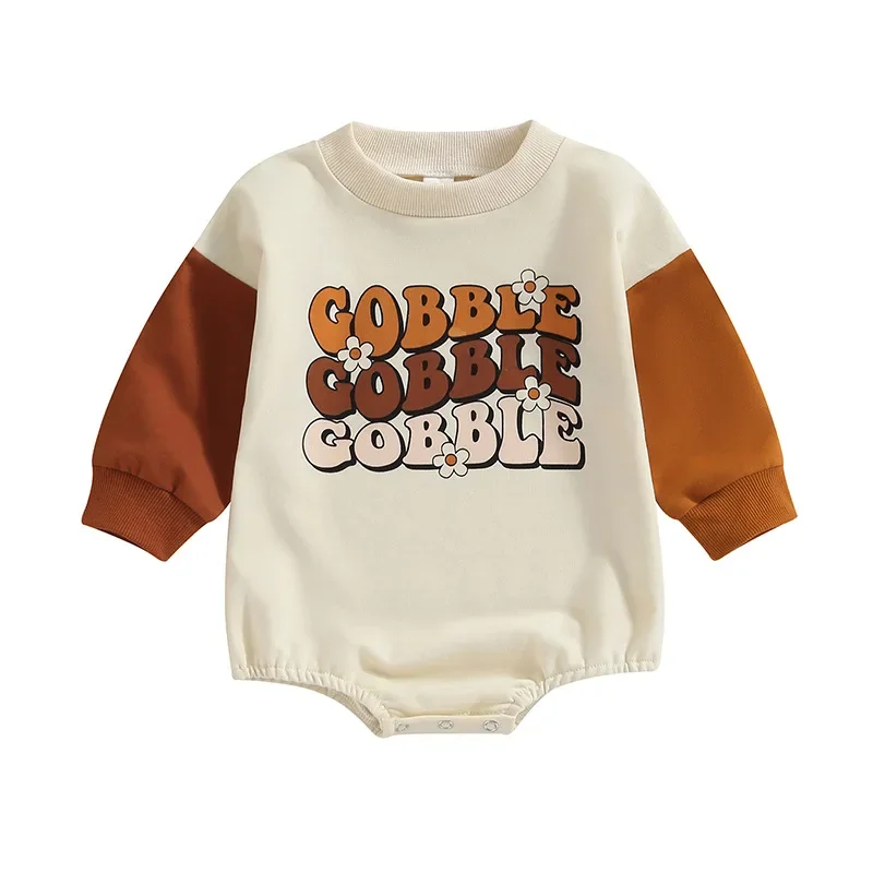 Thanksgiving Baby Romper Autumn Letter Printed Newborn Clothes Long Sleeve Jumpsuit L
Thanksgiving Baby Romper Autumn Letter Printed Newborn Clothes Long Sleeve Jumpsuit L