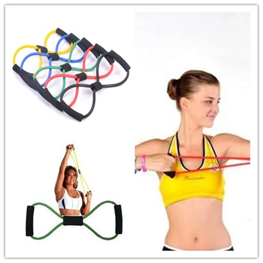 Figure 8 puller Yoga pull rope chest expander Home exercise Puller fitness equipment
Figure 8 puller Yoga pull rope chest expander Home exercise Puller fitness equipment