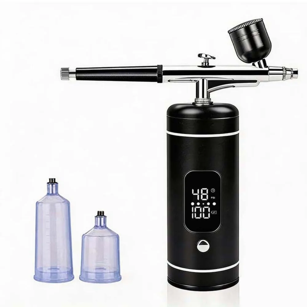 Multifunctional Airbrush Kit with Air Compressor Rechargeable Handheld Nail Charms Wireless Air Brush LCD Display Portable
Multifunctional Airbrush Kit with Air Compressor Rechargeable Handheld Nail Charms Wireless Air Brush LCD Display Portable