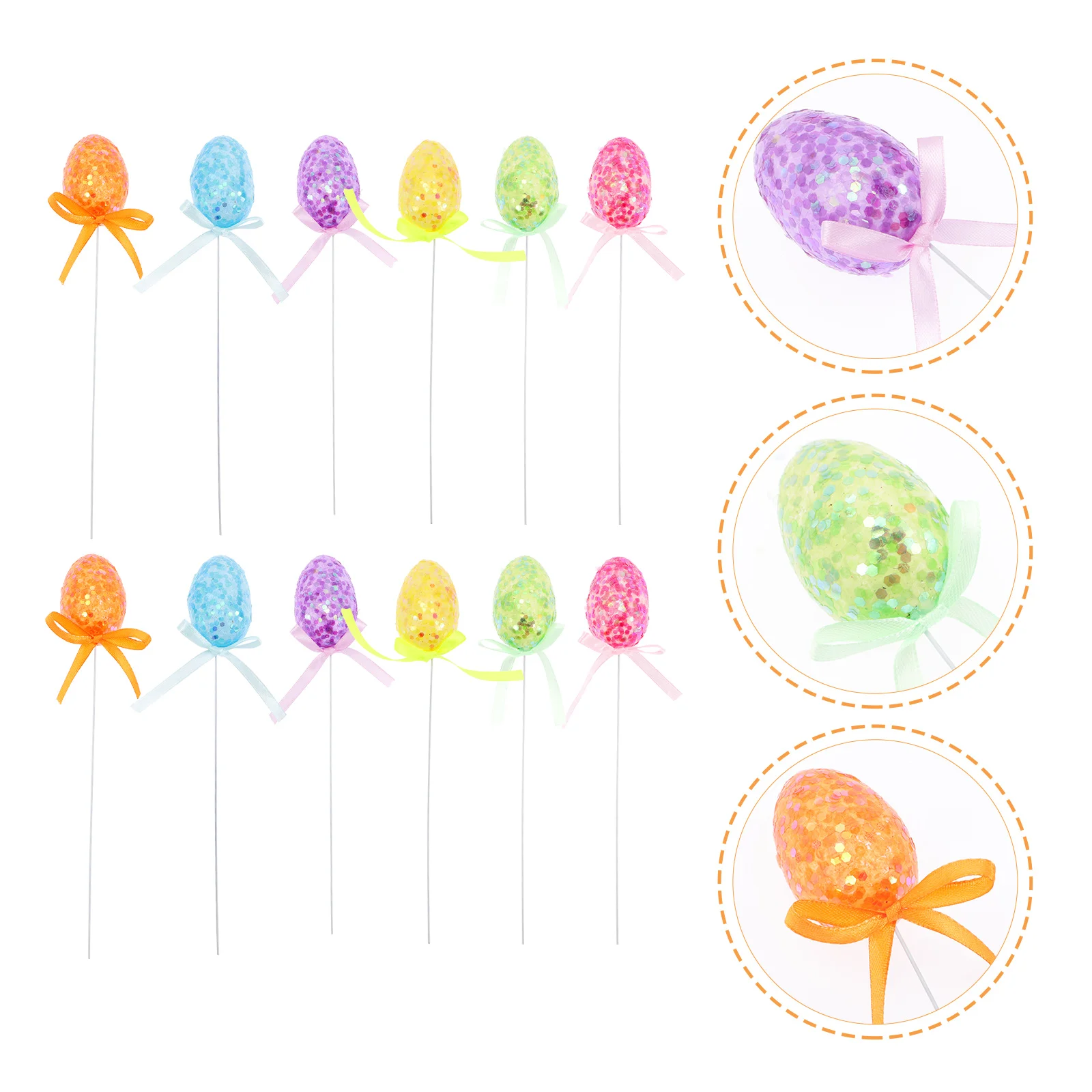 12 Pcs Easter Eggs Flower Arrangement Ornament Ornaments Decorative Inserted Plastic Adorn Child Vases
12 Pcs Easter Eggs Flower Arrangement Ornament Ornaments Decorative Inserted Plastic Adorn Child Vases