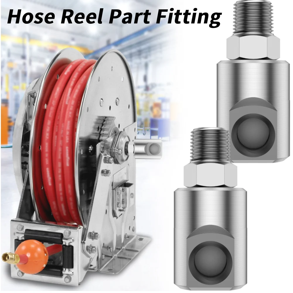 Garden Hose Reel Swivel Fitting 5000PSI Max 1/2inch MXF Heavy Duty High Pressure Hose Reel Part Fittin Swivel Connector Replace
Garden Hose Reel Swivel Fitting 5000PSI Max 1/2inch MXF Heavy Duty High Pressure Hose Reel Part Fittin Swivel Connector Replace