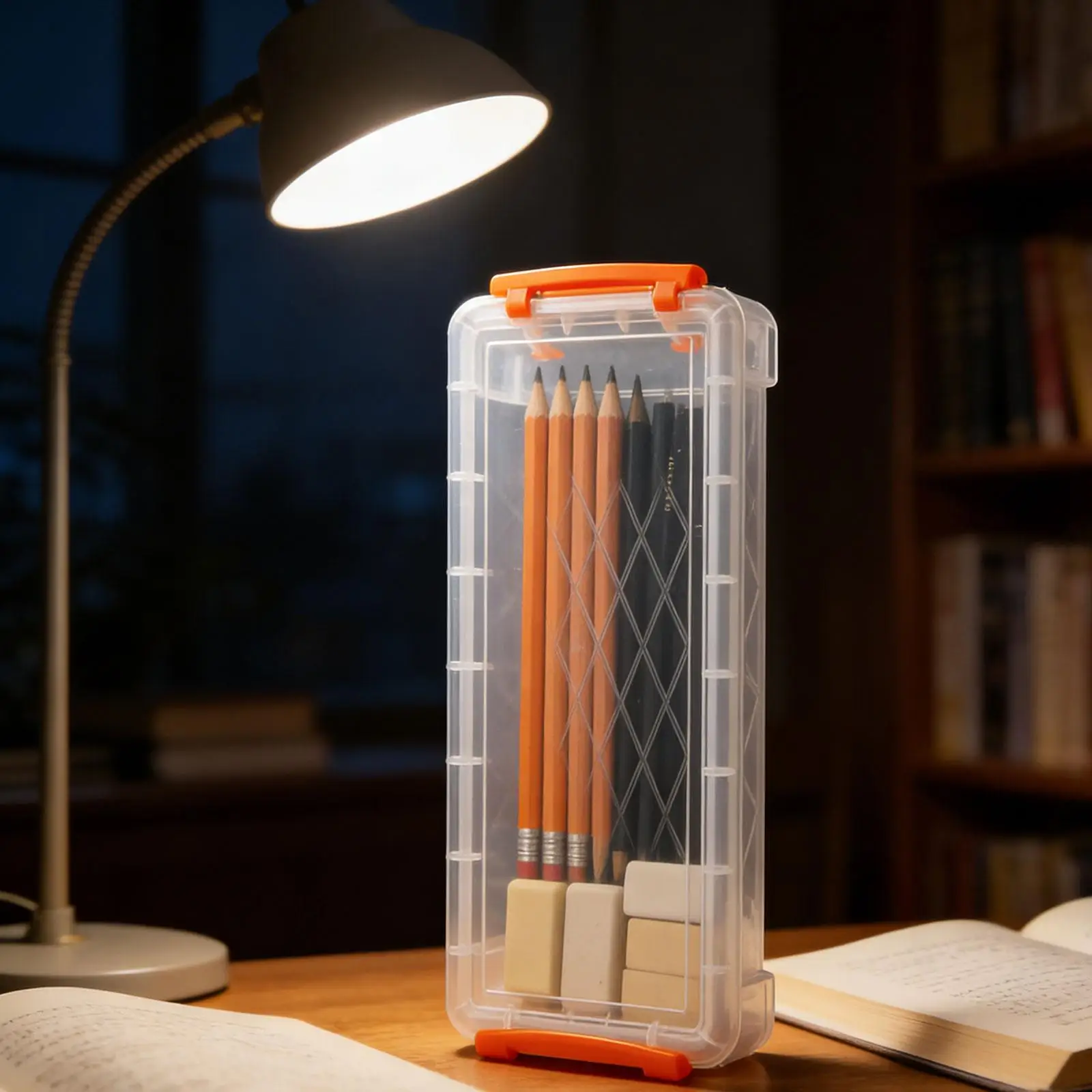 4x Clear Storage Box Organizing Space Saving Portable Pencil Case Stationery Organizer Storage Containers for Classroom Supplies
4x Clear Storage Box Organizing Space Saving Portable Pencil Case Stationery Organizer Storage Containers for Classroom Supplies