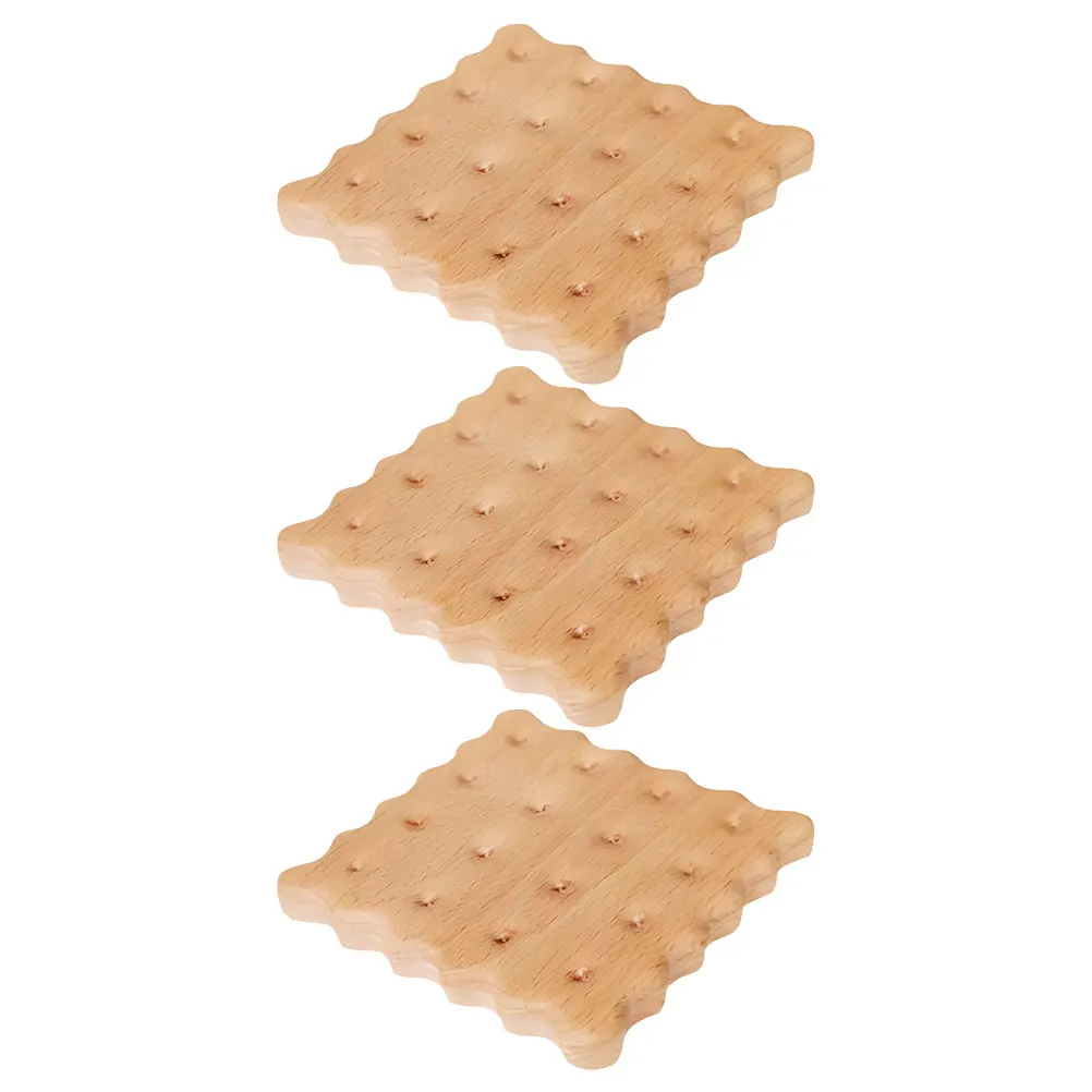 3pcs Solid Wood Coaster Creative Cookie Shape Heat Resistant Table Protection Drink Coasters for Home Kitchen Decor
3pcs Solid Wood Coaster Creative Cookie Shape Heat Resistant Table Protection Drink Coasters for Home Kitchen Decor