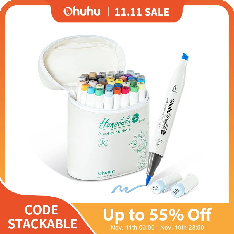 Набор маркеров Ohuhu Honolulu Plus, цветные маркеры, спиртовые художественные маркеры, многоразовые двойные наконечники, иллюстрации, школьные принадлежности для рисования
Набор маркеров Ohuhu Honolulu Plus, цветные маркеры, спиртовые художественные маркеры, многоразовые двойные наконечники, иллюстрации, школьные принадлежности для рисования
