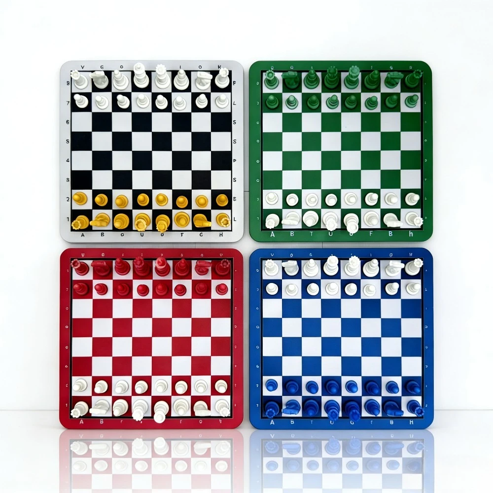 Classic Chess Set with 24*24cm Rubber Board and 32 Pieceswith High-Density 2 colors French-Style Pieces Portable
Classic Chess Set with 24*24cm Rubber Board and 32 Pieceswith High-Density 2 colors French-Style Pieces Portable