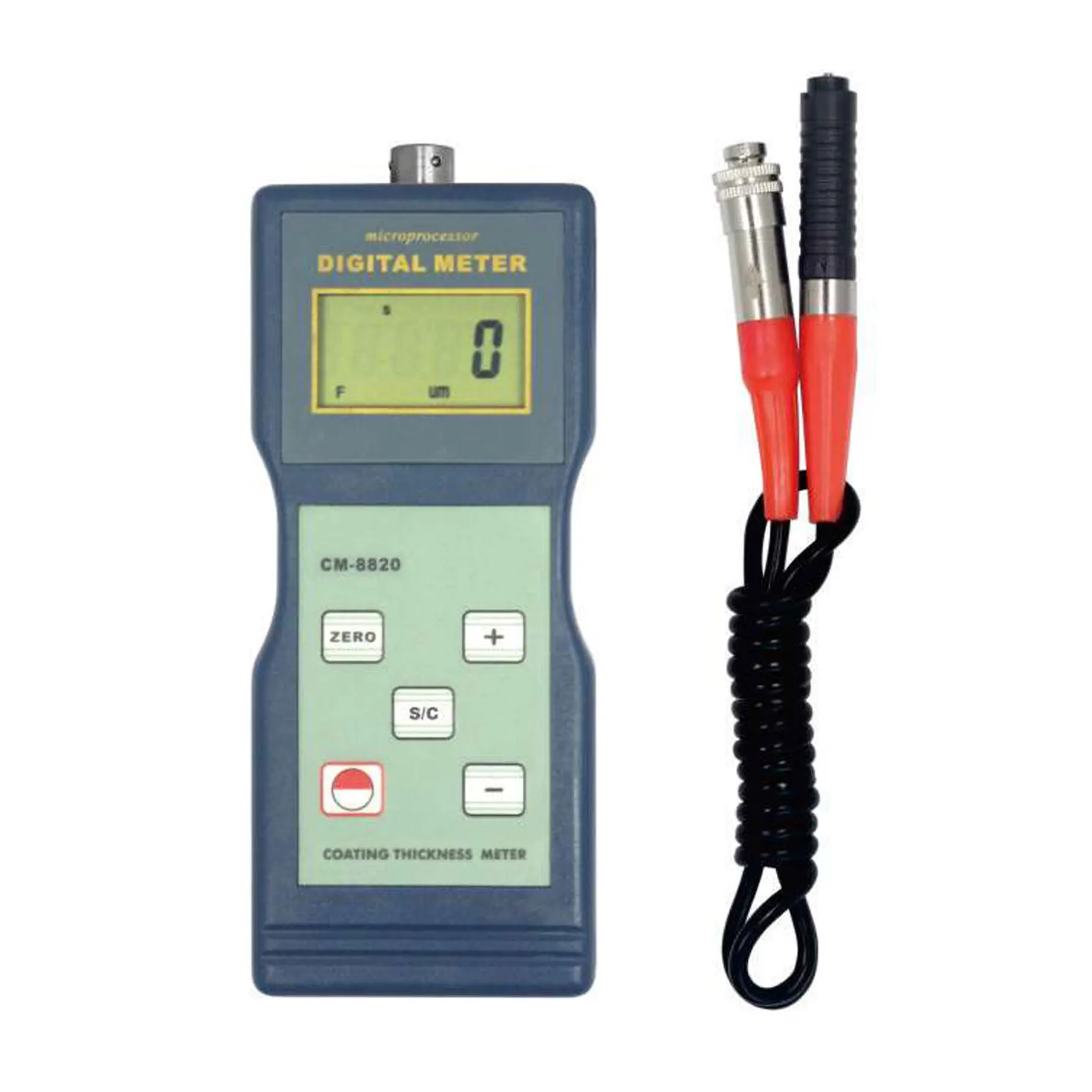 CM-8820 Digital Thickness Gauge High Resolution Coating Thickness Meter Measuring Range 0~2000 Um
CM-8820 Digital Thickness Gauge High Resolution Coating Thickness Meter Measuring Range 0~2000 Um