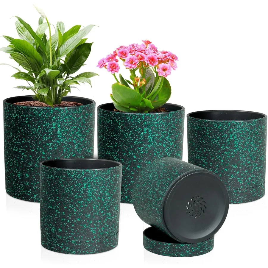 7 6.5 6 5 4 inch Plant Pots 5 Pack Cylinder Flower Pots for Small Indoor Outdoor Plants Plastic Planters with Drainage Holes an
7 6.5 6 5 4 inch Plant Pots 5 Pack Cylinder Flower Pots for Small Indoor Outdoor Plants Plastic Planters with Drainage Holes an