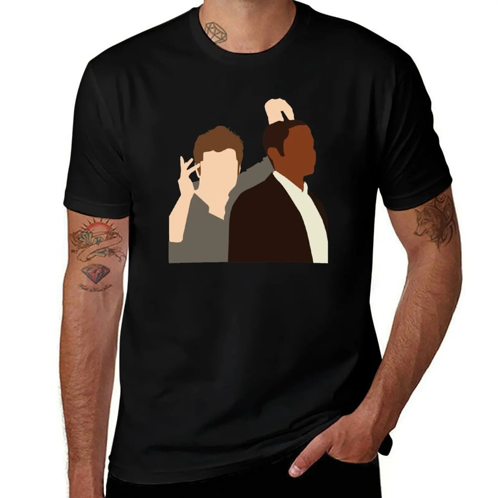 Shawn and Gus T-Shirt vintage graphic tee oversized vintage clothes Man t-shirt mens clothing
Shawn and Gus T-Shirt vintage graphic tee oversized vintage clothes Man t-shirt mens clothing
