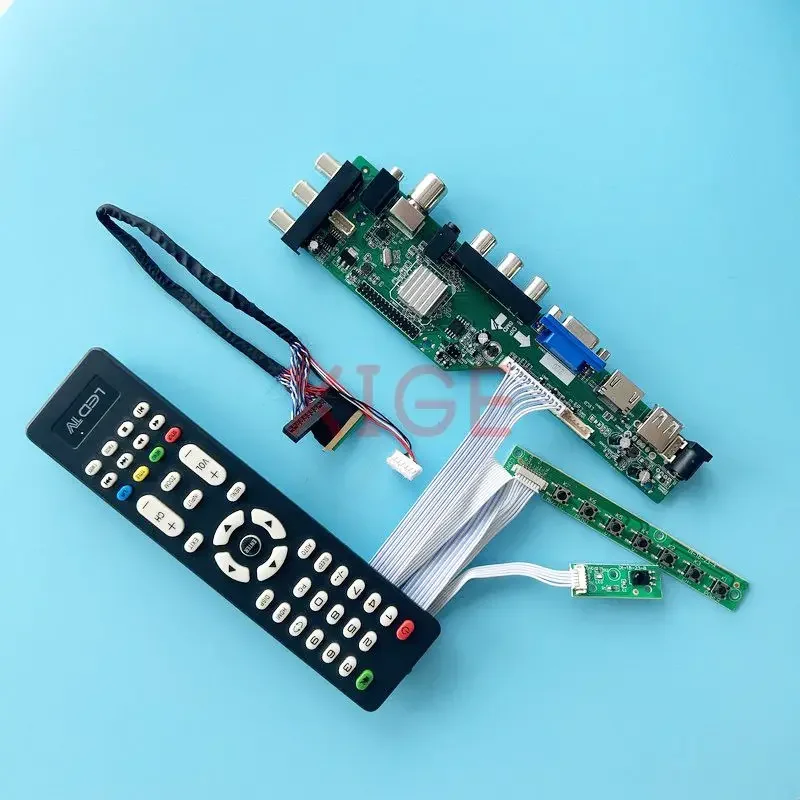 Плата драйвера контроллера подходит для BT101IW01 BT101IW03 LVDS 40-контактный 10,1-дюймовый комплект цифрового сигнала DVB 1024x600 матрица для ноутбука 2AV + USB + DHMI + VGA
Плата драйвера контроллера подходит для BT101IW01 BT101IW03 LVDS 40-контактный 10,1-дюймовый комплект цифрового сигнала DVB 1024x600 матрица для ноутбука 2AV + USB + DHMI + VGA