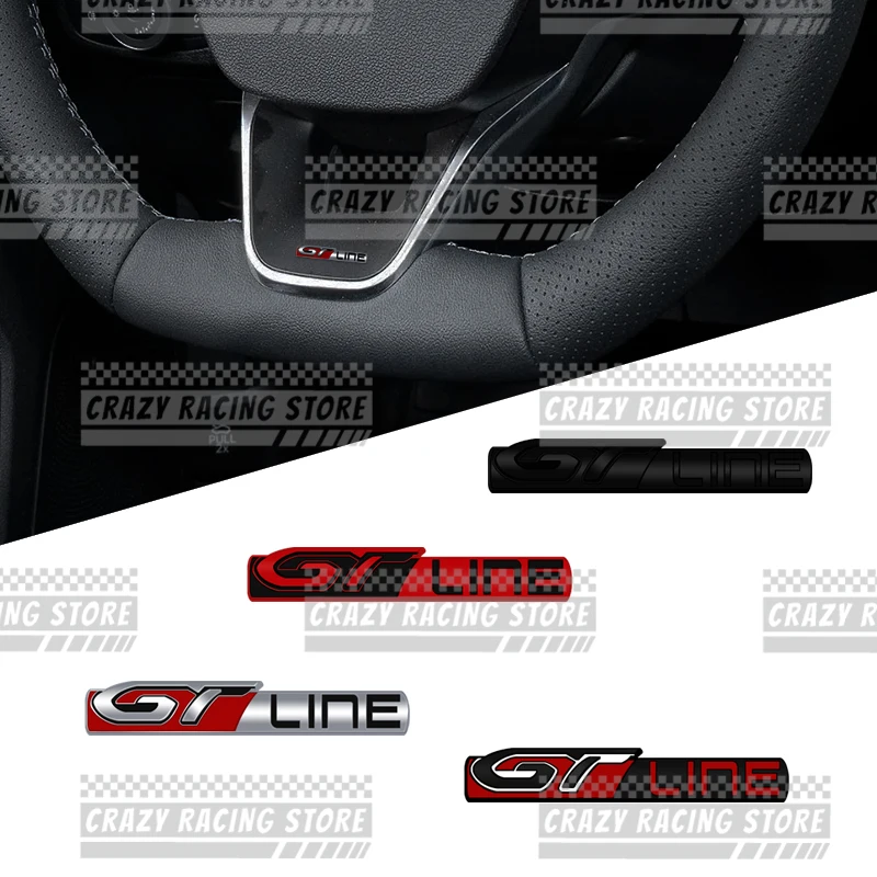 Auto Styling 3D Metal GT Line Emblem Steering Wheel Center Console Car Interior Sticker For Peugeot 308 306 208 508 3008 4008
Auto Styling 3D Metal GT Line Emblem Steering Wheel Center Console Car Interior Sticker For Peugeot 308 306 208 508 3008 4008