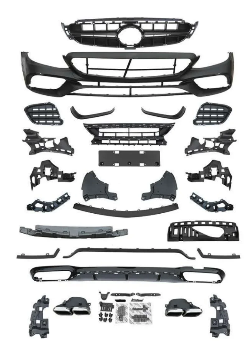 Body Kit Front Bumper Grill Side Skirt Assembly for Mercedes-Benz E-Class W213 2016-19 Upgrade E63S AMG Kit Car Accessories
Body Kit Front Bumper Grill Side Skirt Assembly for Mercedes-Benz E-Class W213 2016-19 Upgrade E63S AMG Kit Car Accessories