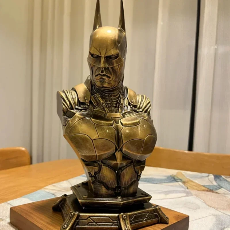 In Stock Batman Figure Arkham Knight Bust Sculpture Replaceable Head Imitation Copper Home Decor Statue Model Birthday Gift
In Stock Batman Figure Arkham Knight Bust Sculpture Replaceable Head Imitation Copper Home Decor Statue Model Birthday Gift