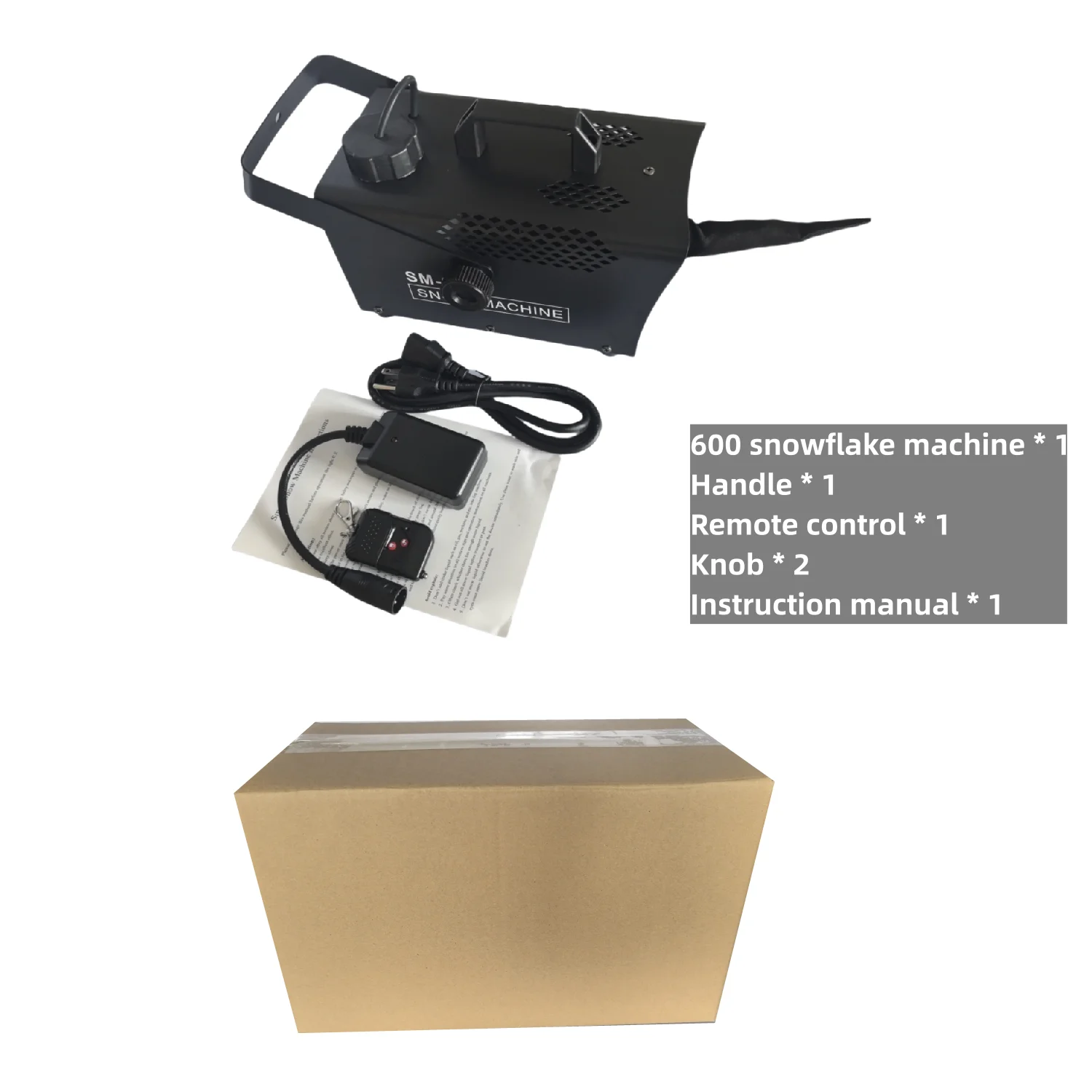 Remote 600w snow machine /remote Snowflake machine Professional stage dj equipment
Remote 600w snow machine /remote Snowflake machine Professional stage dj equipment 