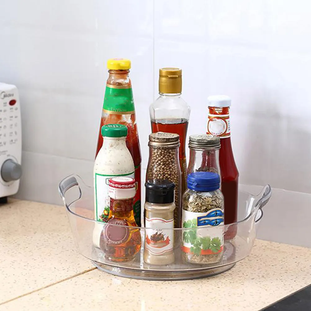 1Pcs Plastic Rotating Spice Rack Kitchen Supplies Organizer Storage Tray for Seasoning Bottles Peeler Oil Can Egg Holder
1Pcs Plastic Rotating Spice Rack Kitchen Supplies Organizer Storage Tray for Seasoning Bottles Peeler Oil Can Egg Holder