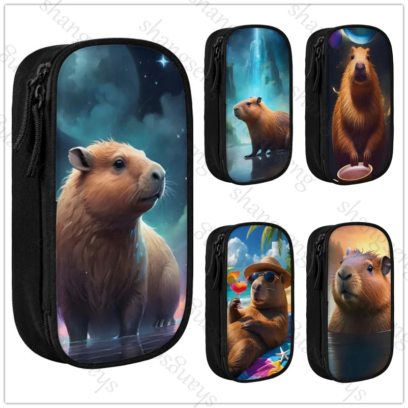 Funny Capybara Print Pen Bag Large Capacity Pencil Case Multifunctional Stationery Storage Bag Student School Supplies
Funny Capybara Print Pen Bag Large Capacity Pencil Case Multifunctional Stationery Storage Bag Student School Supplies